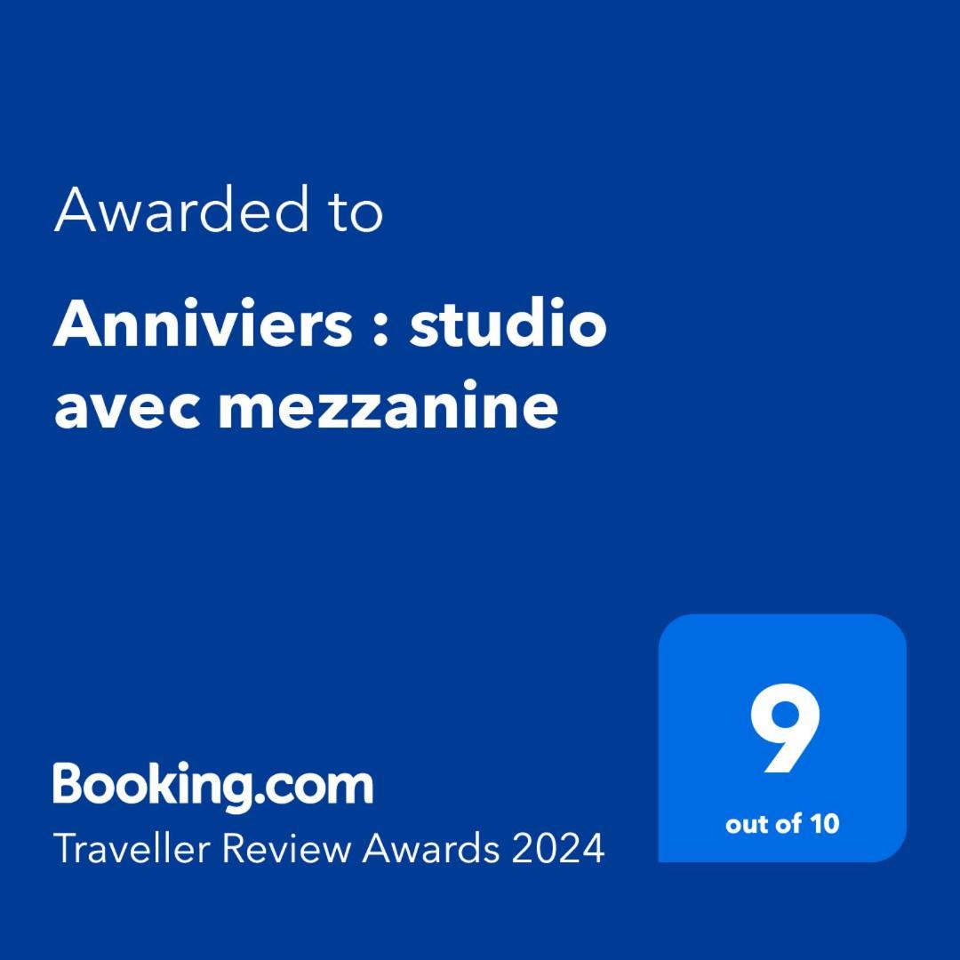 شقة Anniviers : Studio Avec Mezzanine Vissoie المظهر الخارجي الصورة